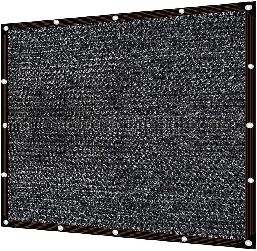 Schwarzes Schattiernetz, Sonnenschutznetz, Schattiernetz, Terrassenschattierungsnetz, Schattiertuch, Sonnensegel, Sonnensegel (3 X 4 M)