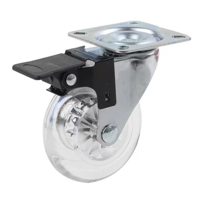 4er Set Möbelrollen Mit Bremse, 360° Drehbar, Bis 120 Kg, Keine Spuren Auf Dem Boden