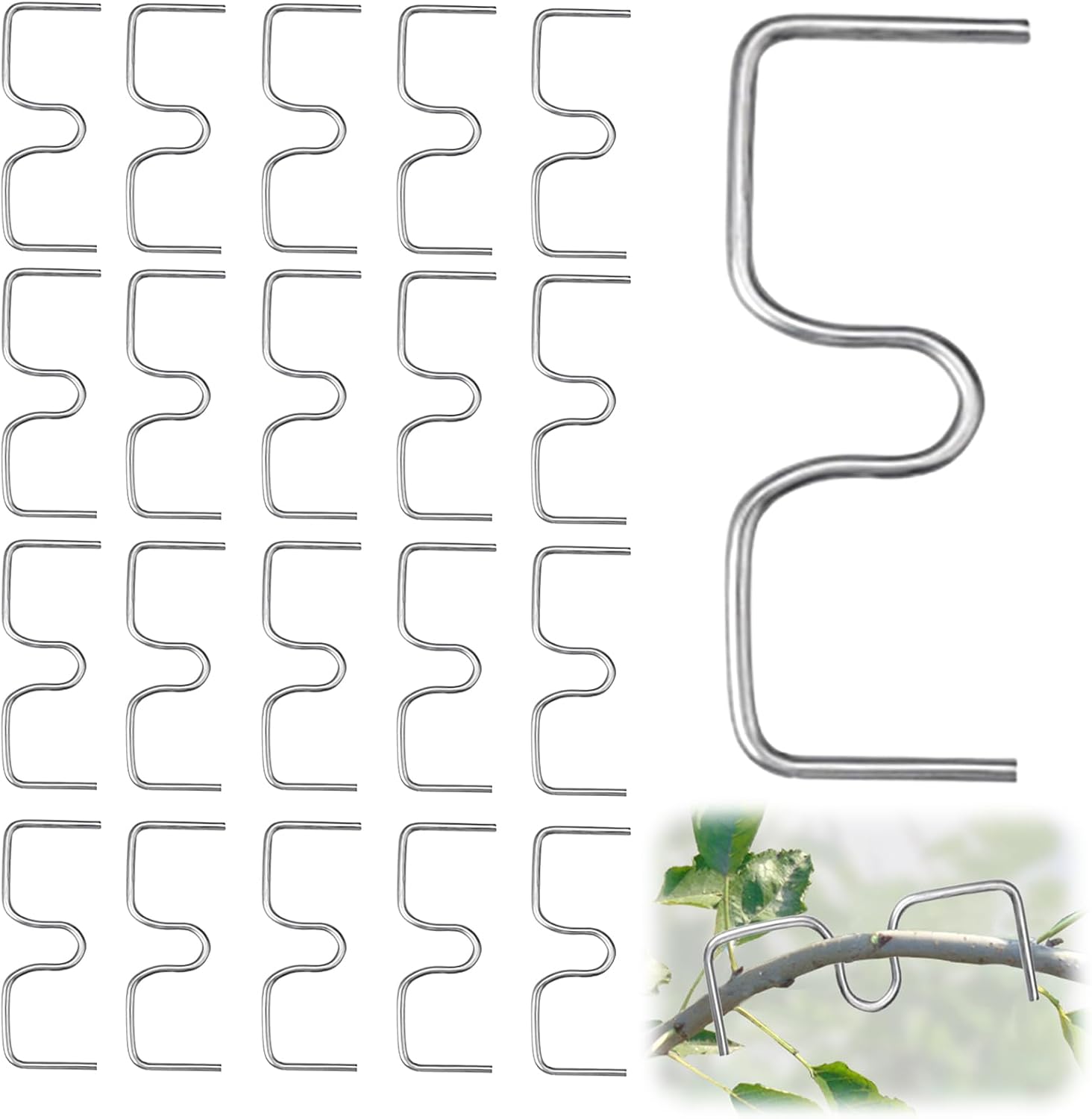 20 Stück Obstbaum-zweigstützen, Obstbaum-zweigspreizer, Gartenpflanzenstütze, Obstzweige, Zweigklammern Zum Ausbreiten Von Bäumen