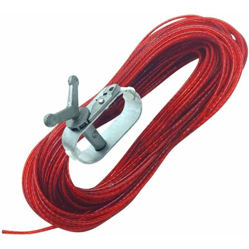 Spannkabel Mit Spanner Für Poolabdeckung, 30,5 M Poolabdeckung, Windenschnur, Ratschenkabelspanner