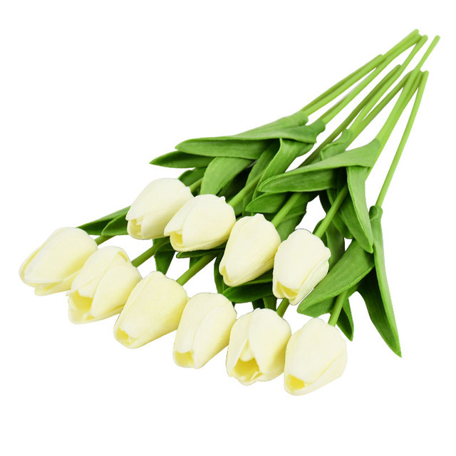 Künstliche Blumen, Künstliche Tulpen, Fühlen Sich Echt An, Für Hochzeitszimmer, Zuhause, Hotel, Party-dekoration Und Diy-dekor (12 Stück)