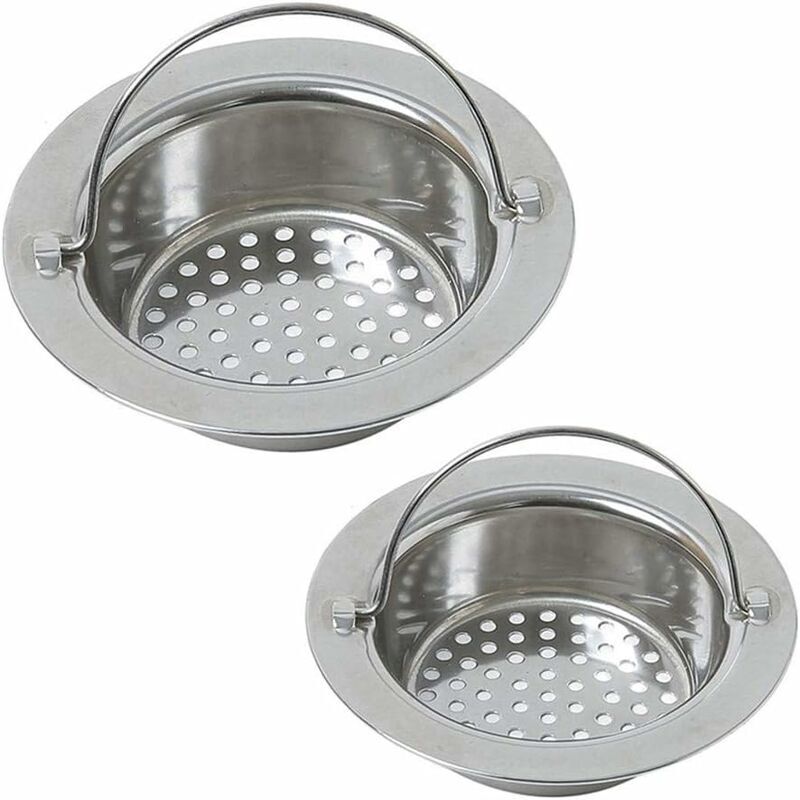 Küchenspüle-filterreiniger, Stöpselloch, Haarfänger, Waschbeckenstöpsel, Küchenspüle-stopper, Küchenspüle-sieb, 2 Stück