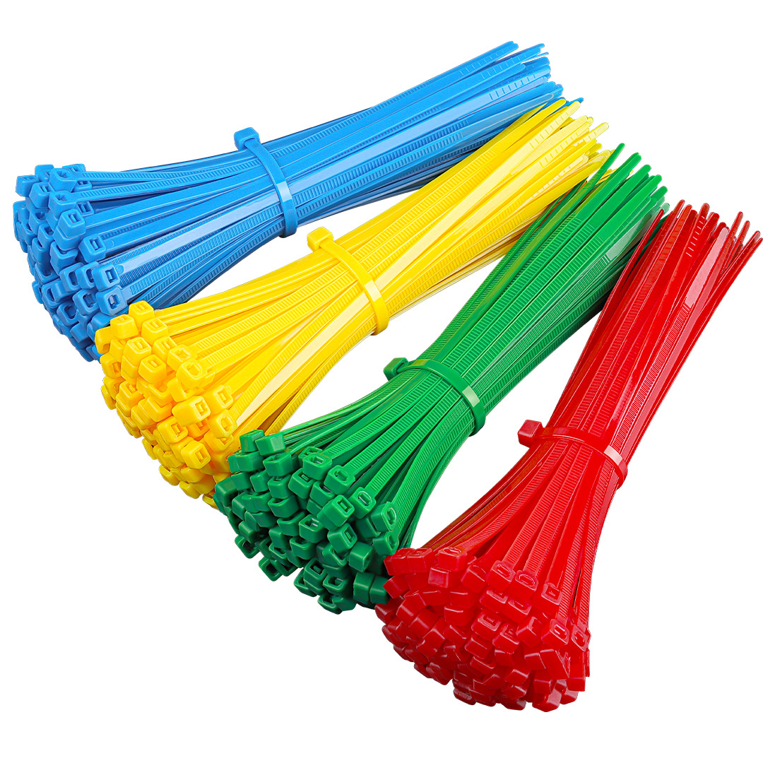 400 Stück Bunte Kabelbinder Aus Kunststoff, 200 Mm X 2,8 Mm, Selbstsichernde Elektrische Kabelbinder Aus Nylon Für Kabelmanagement Im Garten