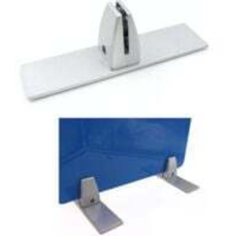 Glasklemmen, Verstellbare Plexiglas-tischklemme Aus Aluminiumlegierung, Trennwandhalter, Bildschirm-trennklammer Für 4–20 Mm Sichtschutz, Büro, Labor, 2 Stück, Silber