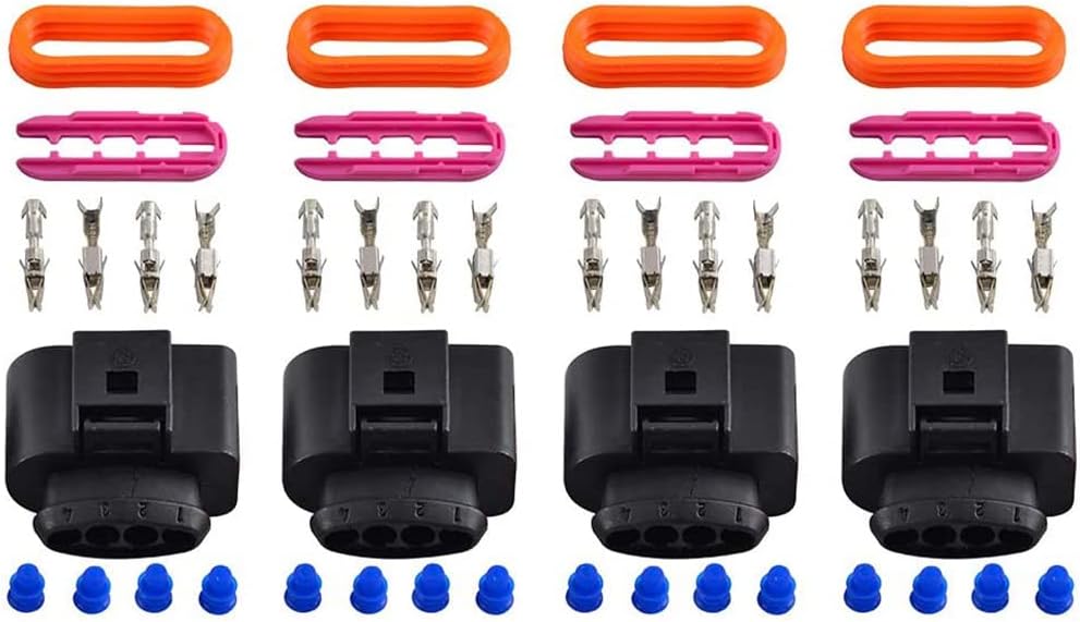 4 Stücke Zündspule Stecker Für A4 08-16 A6 11-16 A8 10-13 Golf 12-16 Tourna 11-16 Transporter 2016 Passta Polo 13-16