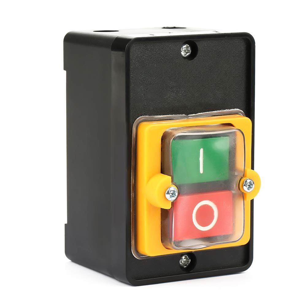 Werkzeugmaschinenschalter, Ac220v/380v 10a Druckknopfschalter, Maschinenschalterknopf Für Maschinenausrüstung, Wasserdichter Ein-/ausschalter