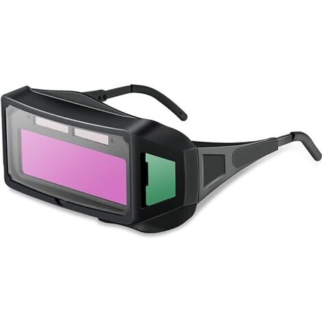 Verstellbare Schweißerbrille, Solarbetriebene Schweißerbrille Mit Automatischer Verdunkelung, Pc-linse, Lichtbogen, Blendfreie Schweißerbrille Zum Schutz