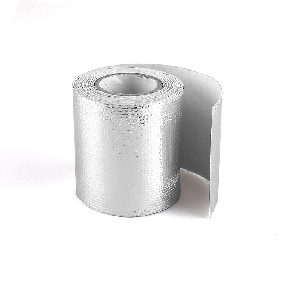 5m Thermoband, Abgaswärme-ansaugluftisolator, Hitzeschild, Reflektierender Hitzeschutz, Motor, Selbstklebend, Silber