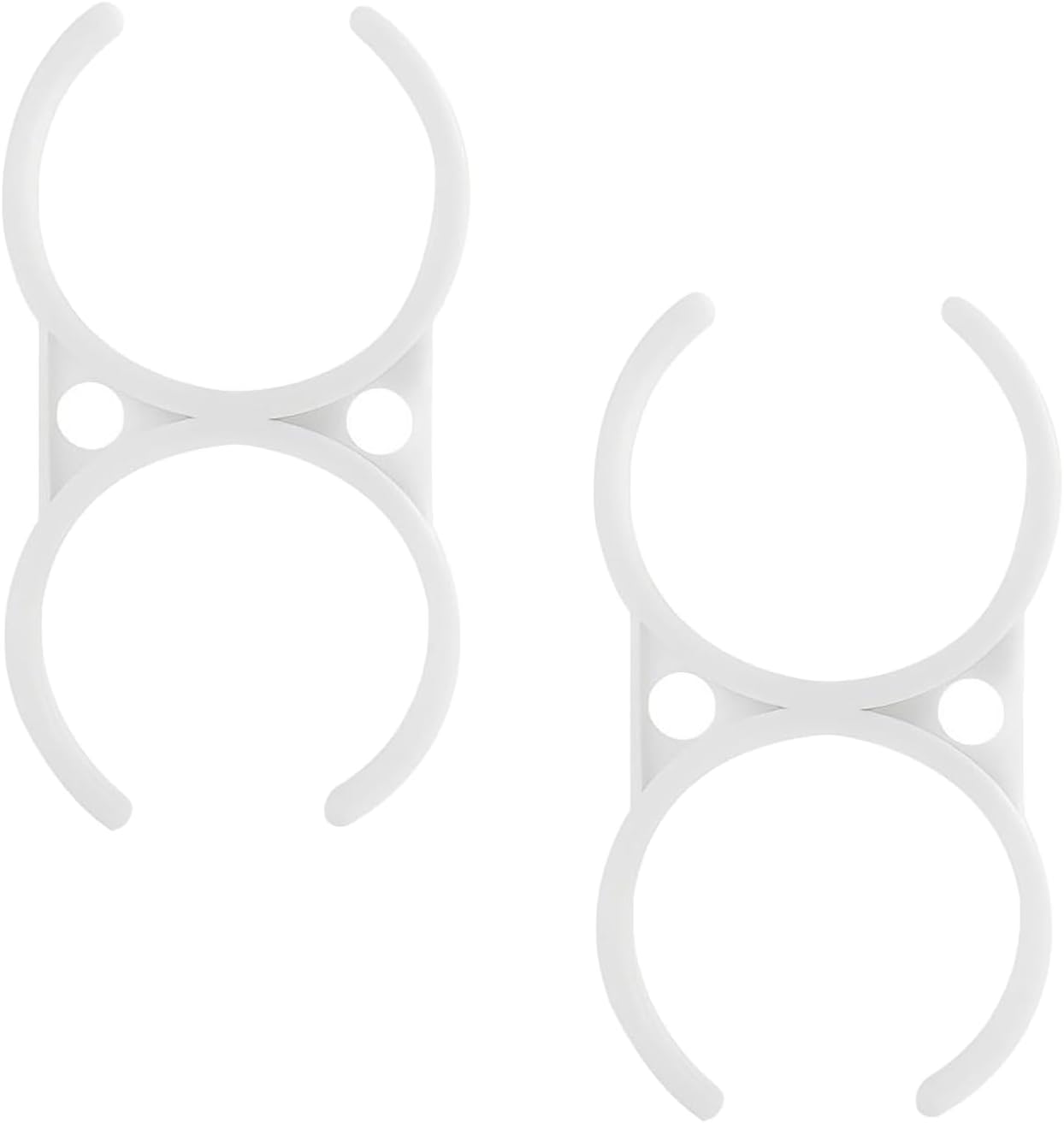 2 Stück Schlauchschellen Aus Kunststoff, 57 Mm Wasserfilterschellen, Doppelclips Für Kühlschrankfilter