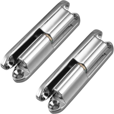 Türscharnier, Robustes Türscharnier, 2 Stück, Türscharnier, Schweres Scharnier Für Tür, Zinklegierung, Schrank-türscharnier Zum Einschrauben, Mit 8 Schrauben, Einschraubscharnier (14 X 80 Mm)