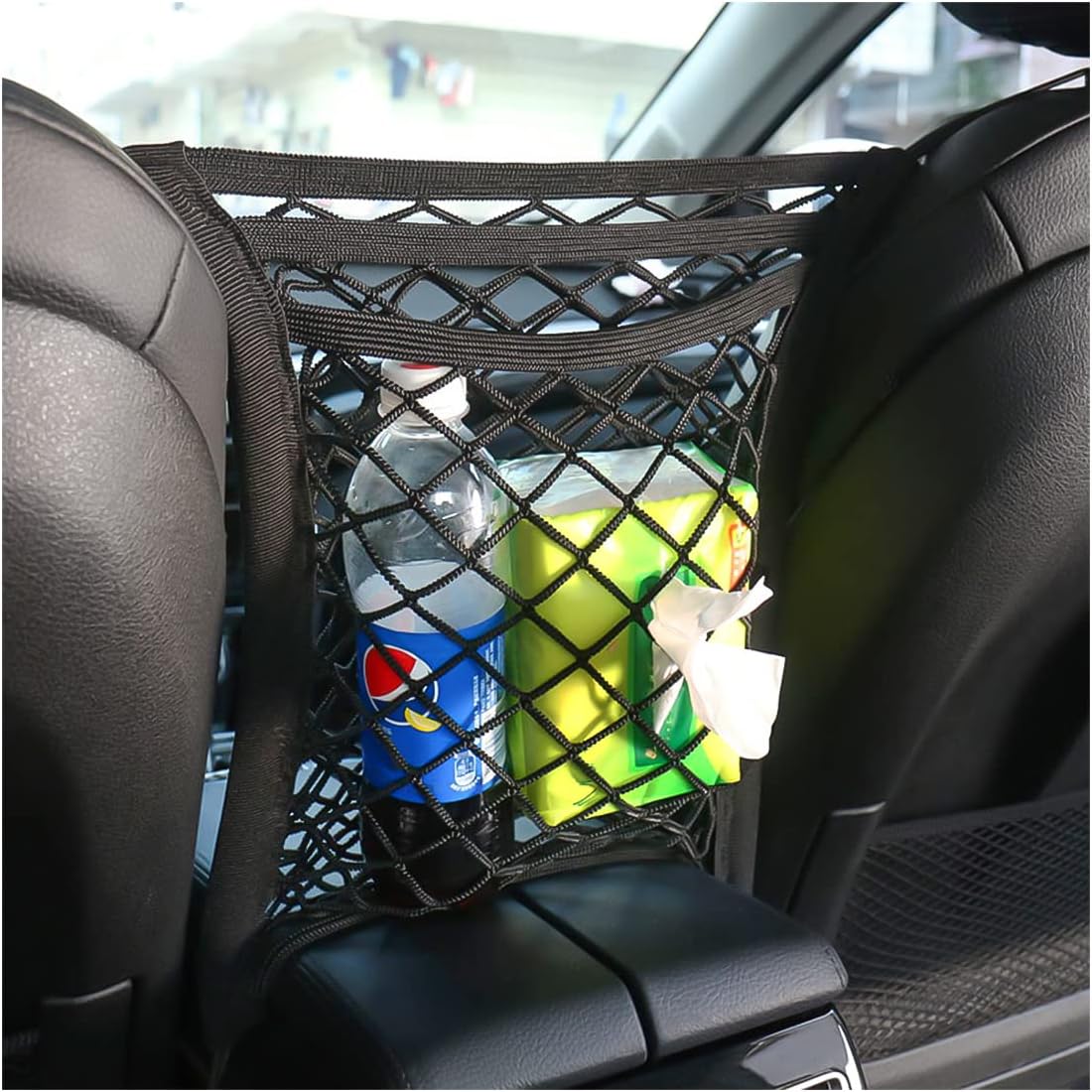 3-lagiges Aufbewahrungsnetz Für Autositze, Hochelastische Netztasche Für Den Sitz, Netz-organizer Von General Motors, Kinderschutznetz, Autonetz Für Hunde