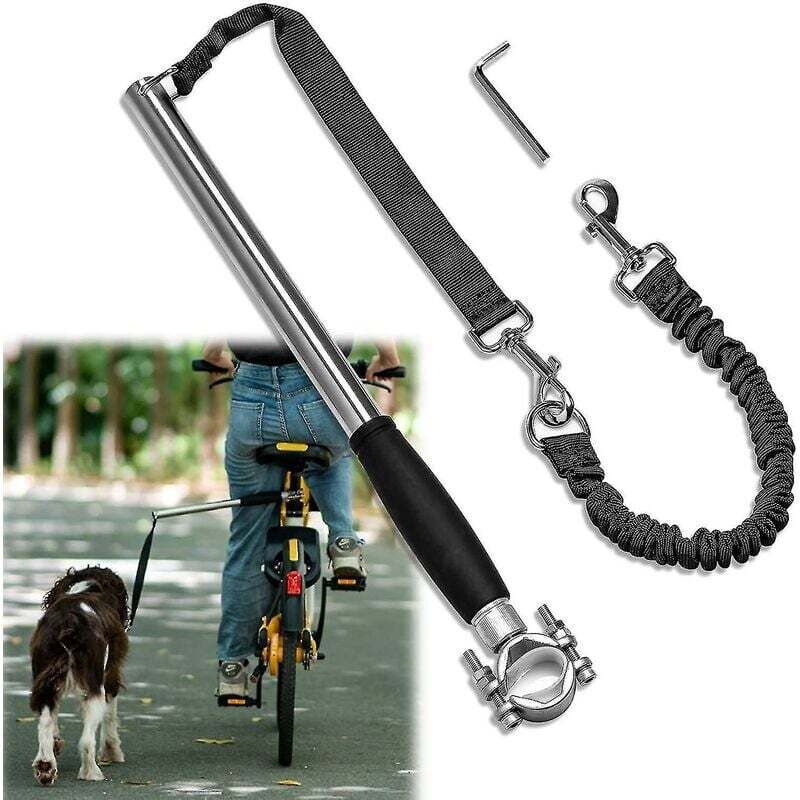 Ausziehbare Hunde-fahrradleine, Freihändige Fahrradleine Für Hunde