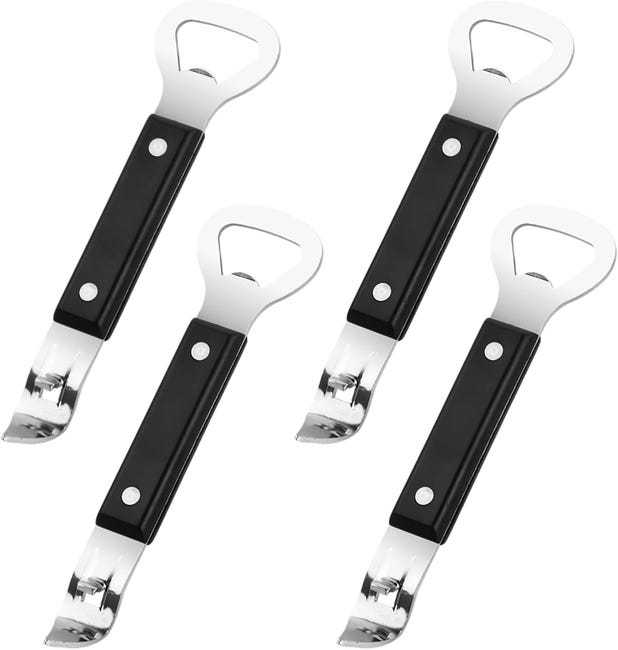 4-teiliges Manuelles Dosenöffner-set, Multifunktionaler Flaschenöffner, Dosenöffner Für Getränke- Und Bierdosen