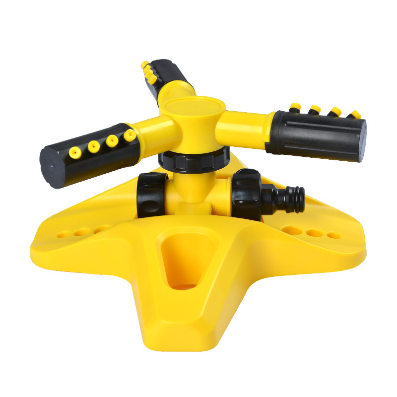 Gartensprinkler, 360 Grad Drehbar, Langlebig, 3-armig, Verstellbar, Sprühwassersprinkler, Bewässerungsausrüstung Für Gärten Und Große Höfe