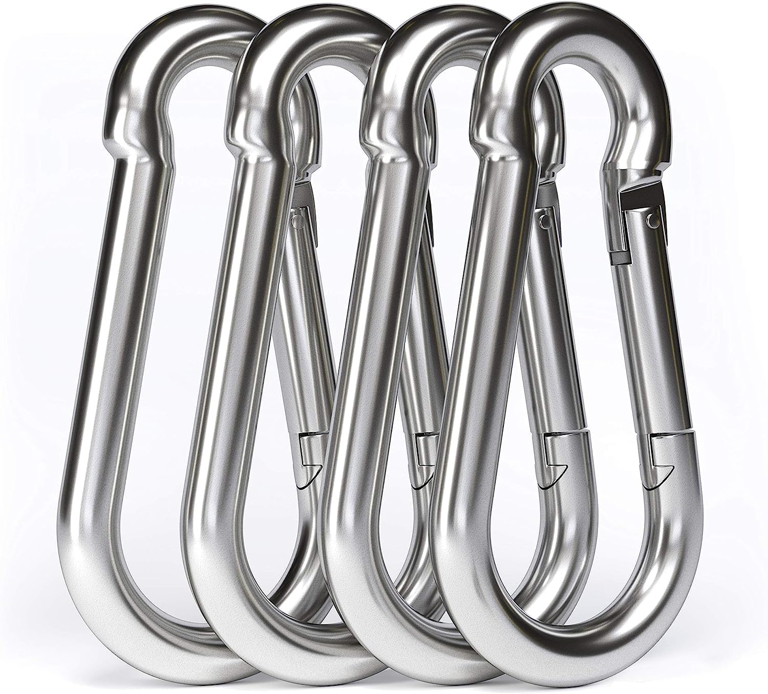 Stück – M10 304 Edelstahl-karabiner – Großer Edelstahl-karabiner 100 Mm Kapazität, Hamc Swing Karabinerhaken – 100 Mm X Φ10 Mm