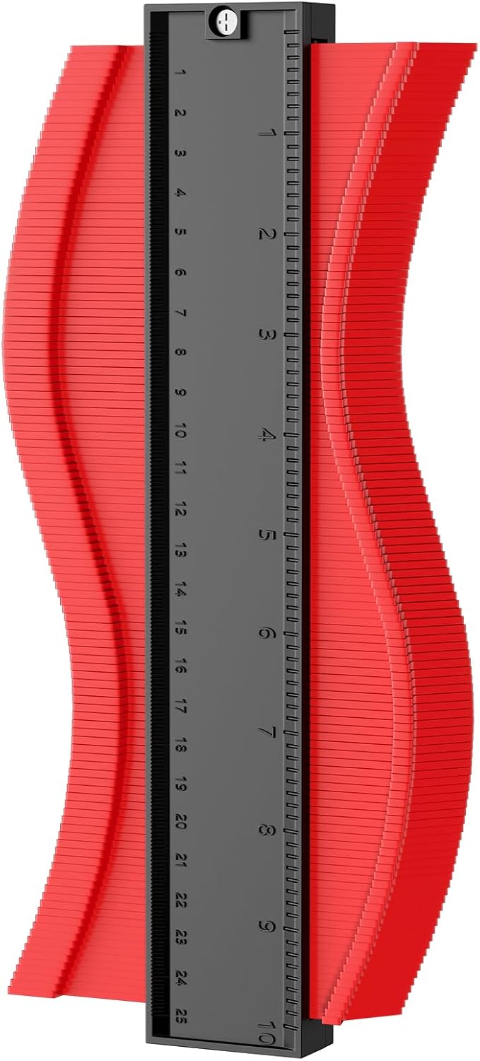 Konturenlehre, 10-zoll-konturen-duplikator-lineal Zum Schneiden Von Vorlagen, Werkzeuge Zum Kopieren Von Formen Für Genaue Messungen, Geschenkwerkzeug Zum Vatertag