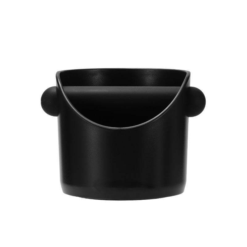 Abklopfbehälter, Schwarz, Für Espresso Und Kaffee, Wiederverwendbar, Abklopfbehälter Für Espresso, Kaffeesatzbehälter Mit Abnehmbarer Abklopfstange Für Kaffeemaschine (10 X 10 X 11 Cm)