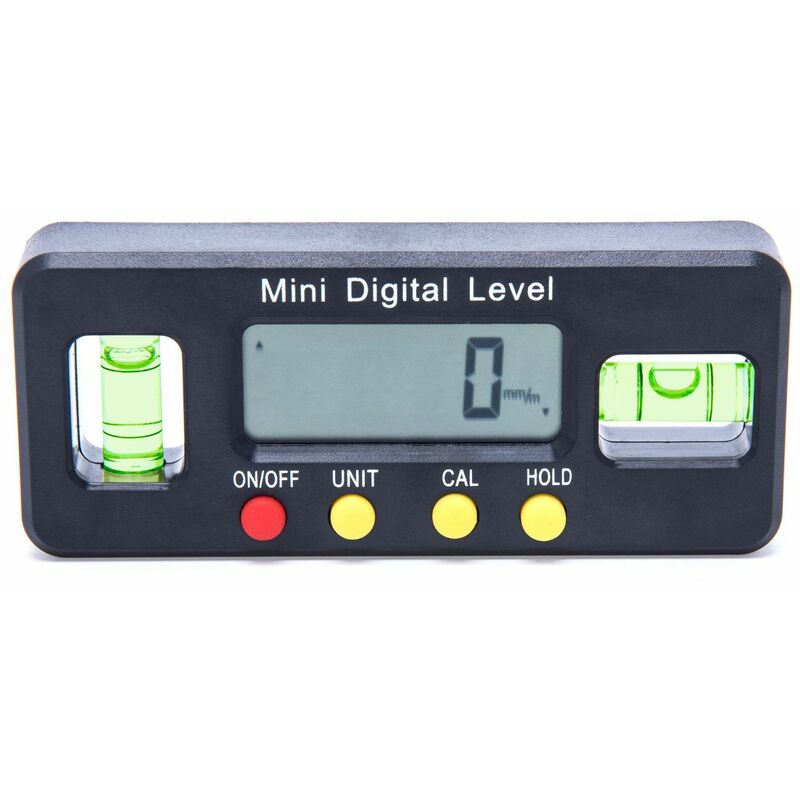 Elektronische Wasserwaage, Digitaler Winkelmesser-neigungsmesser, Mit Display, Mit Magnetfuß, Hochpräzise, Mit Messwerthalteanzeige Und Rollover-funktion.
