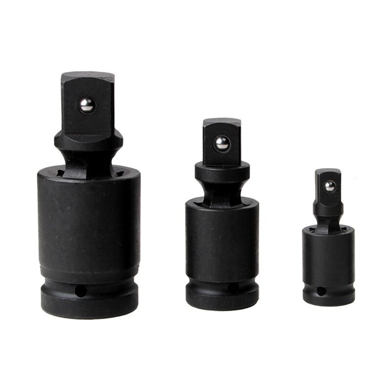 3-teiliges Stoßgelenk-set, 1/2 3/8 1/4 Reduzieradapter Mit Kugel- Und Federsystem, Stoßgelenke, Steckschlüssel-adapter Für Stecknüsse Und Bits