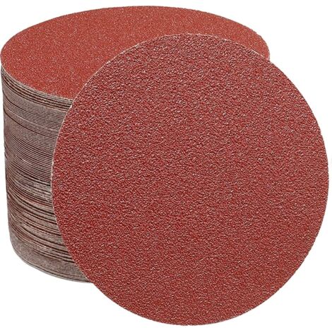 Schleifscheibe, 125 Mm Schleifpapier, 70 Scheiben – 40/60/100/150/240/320/600 Zum Schleifen, Fräsen, Gravieren (10 Pro Körnung)