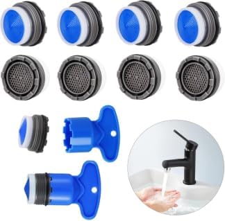 8-teiliger Wasserhahn-strahlregler-filter M21, Wasserhahn-luftsprudler, Strahlregler Mit 2 Schraubenschlüsseln, Wassersparender Wasserhahn-strahlregler Für Küchenspülenmischer Und Badezimmerspüle