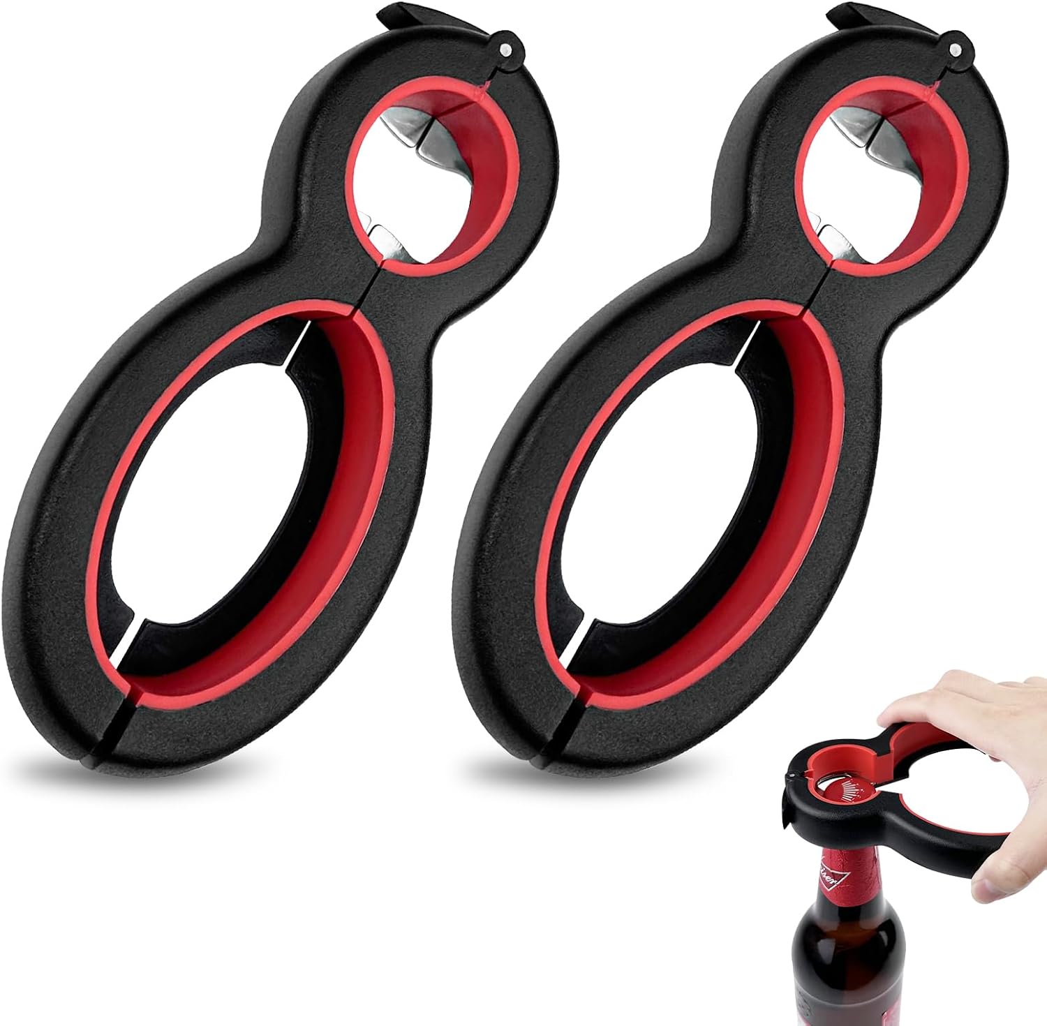 2-teiliger Flaschenöffner, 3-in-1-dosen- Und Flaschenöffner, Multifunktions-dosenöffner, Glas- Und Flaschenöffner, Manueller Glasöffner Für Küche Und Reisen