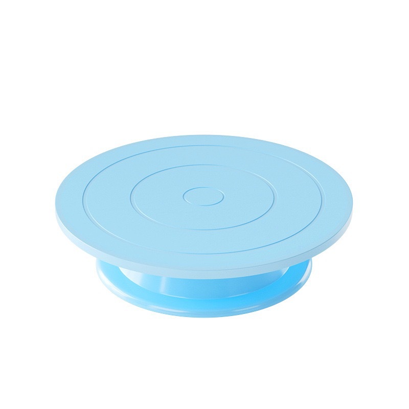 11-zoll-drehtortenständer, Tortendekorationswerkzeuge, Drehbare Präsentationsschale (blau)