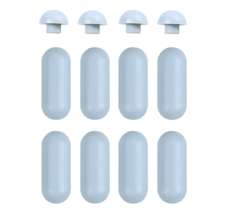 Universal-toilettensitzpuffer, 12-teiliges Toilettensitzpuffer-set, Universelles Toilettensitzpuffer-dämpferset, Toilettensitz-toilettenersatzpuffer Für Zuhause, Büro Usw.