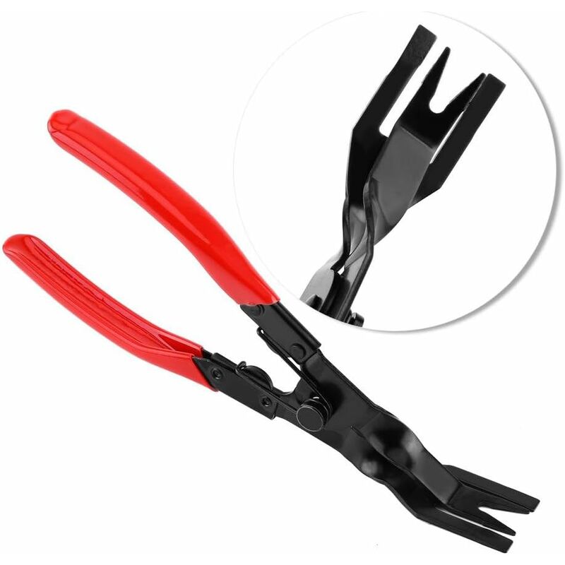 Heftklammerentferner, Polypropylen + Manganstahl, 240 Mm, Türnieten, Clips, Rostfreie Zange, Rutschfeste Heftklammerentfernerzange Mit Feder Für Automöbel, Türverkleidung