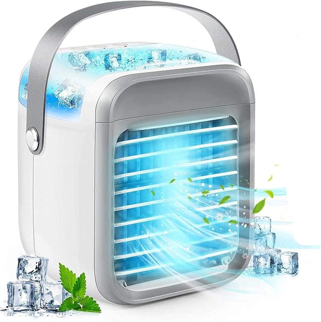 4-in-1 Tragbare Klimaanlage, Luftkühler Und Luftbefeuchter, Mini-verdunstungsluftkühler Mit Wassertank