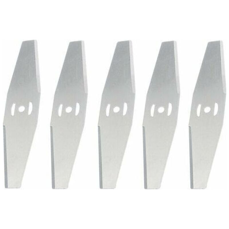 Ersatzmesser Aus Metall Für Akku-rasentrimmer, 5-teiliges Set. Hohe Schnittleistung Auch Für Dichtes Gras. Aus Edelstahl.