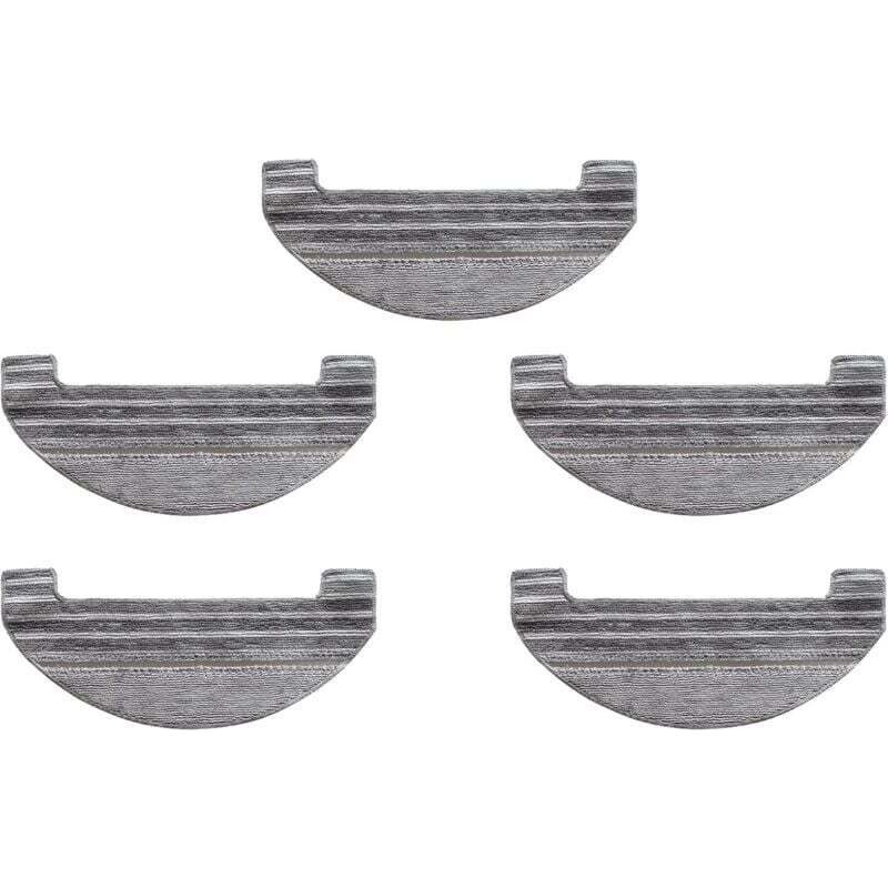 Set Mit 5 Waschbaren Und Wiederverwendbaren Wischmopp-pads Für Den Ultenic T10 Saugroboter