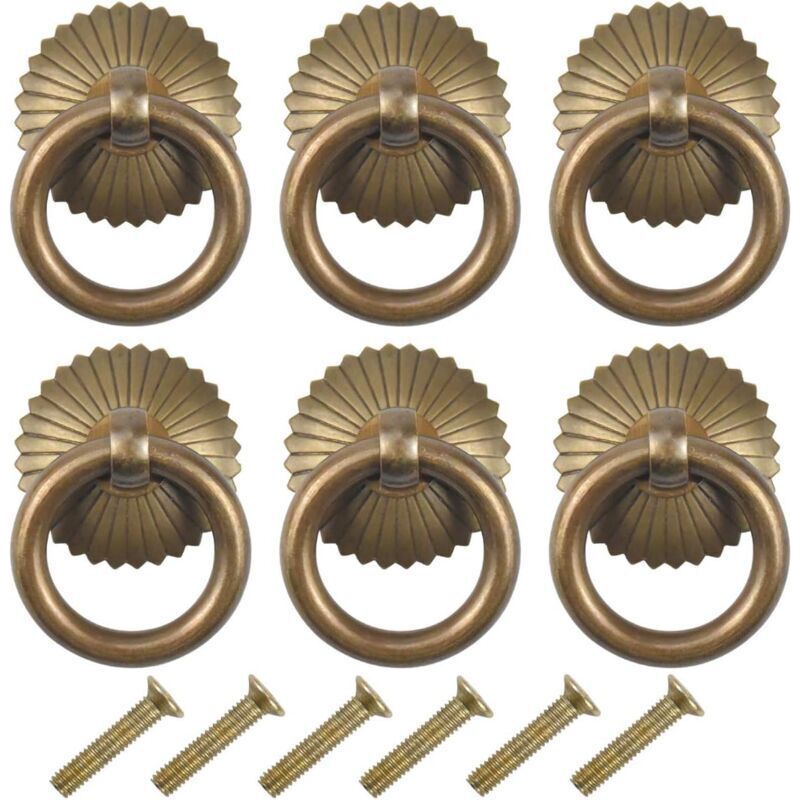 Stück Vintage-möbelgriffe, Schubladenringgriffe, Antike Griffe, Möbelknöpfe Für Küchenschränke, Kommoden, Türen (antik)