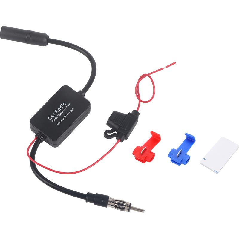 Fahrzeugantennenadapter, Robuste Und Universelle Schwarze 12v-antenne Mit Geradem Stecker, Kostensparend Und Platzsparend, Einfach Zu Installieren.