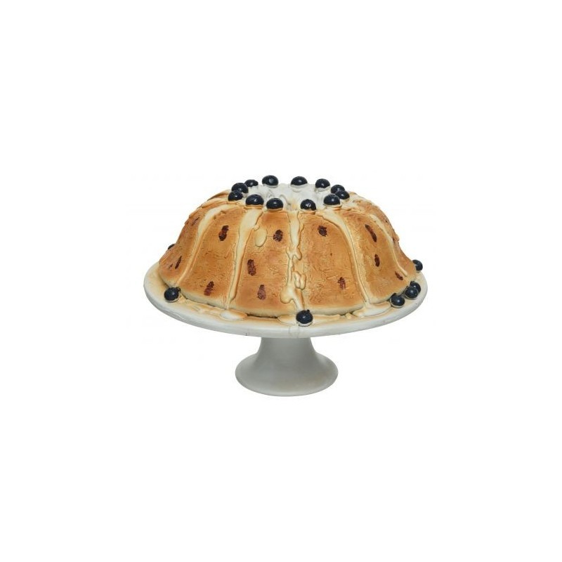 Dekorative Torte Mit Mirtillen Auf Alzata Ø21 × H15 Cm
