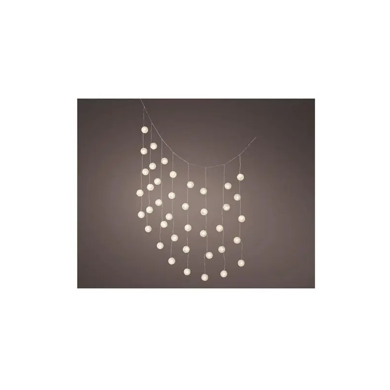 Luci Led Außenbeleuchtung Für Sonnenschirm Und Pergola 120 Cm Mit 40 Warmweißen Lichtern
