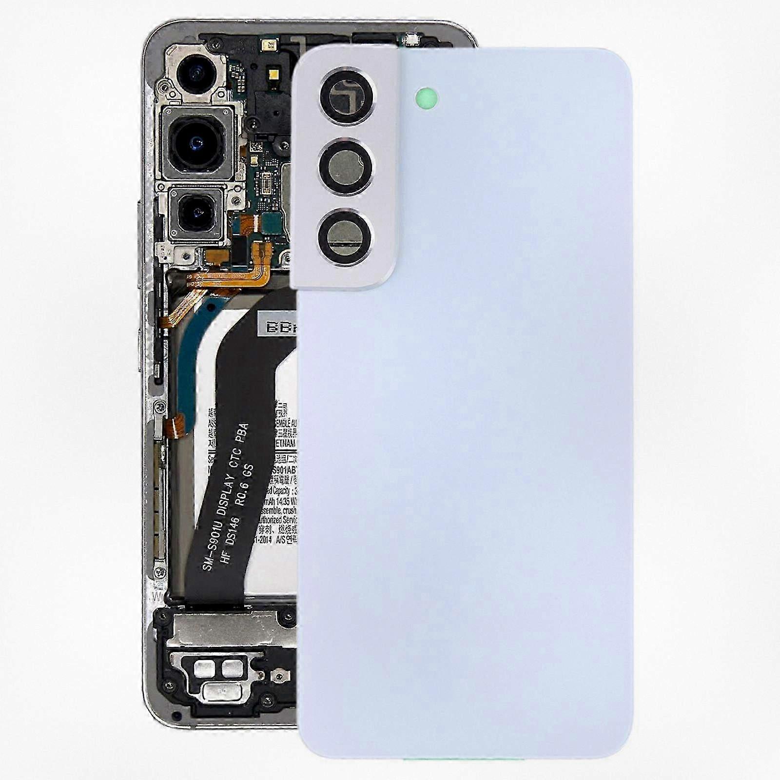 Ersatz-akkudeckel Für Samsung Galaxy S22 5g Sm-s901b – Robustes Ersatzteil Für Schutzhülle Weiß