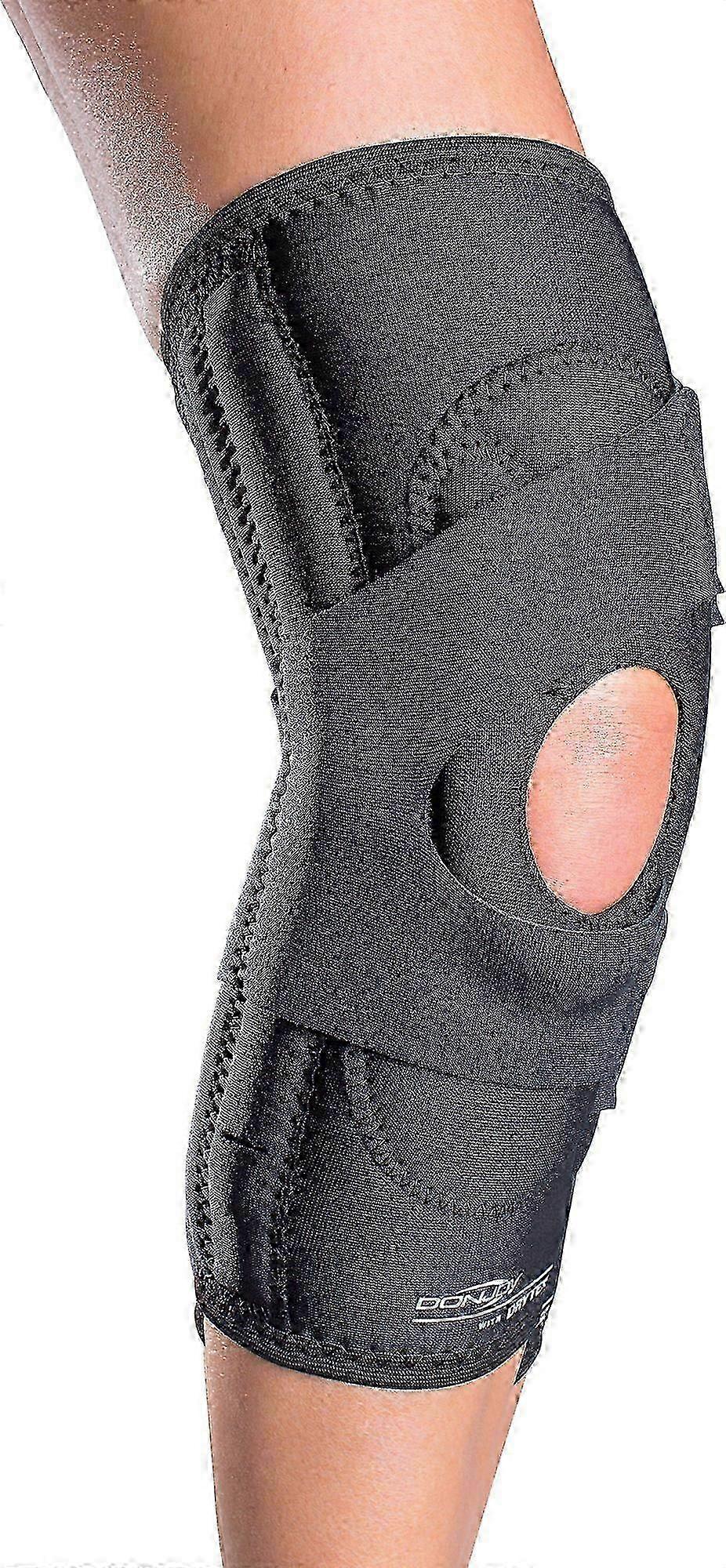 Laterale J-förmige Kniebandage Mit Drytex-gelenk, Scharnier: Rechtes Bein, Medium (1 Stück)