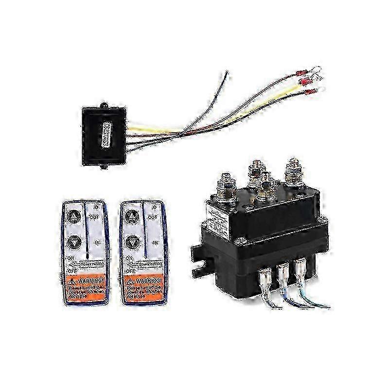 Hochleistungs-seilwindenrelais 12v 250a Für Geländewagen Mit Zwei Fernbedienungen
