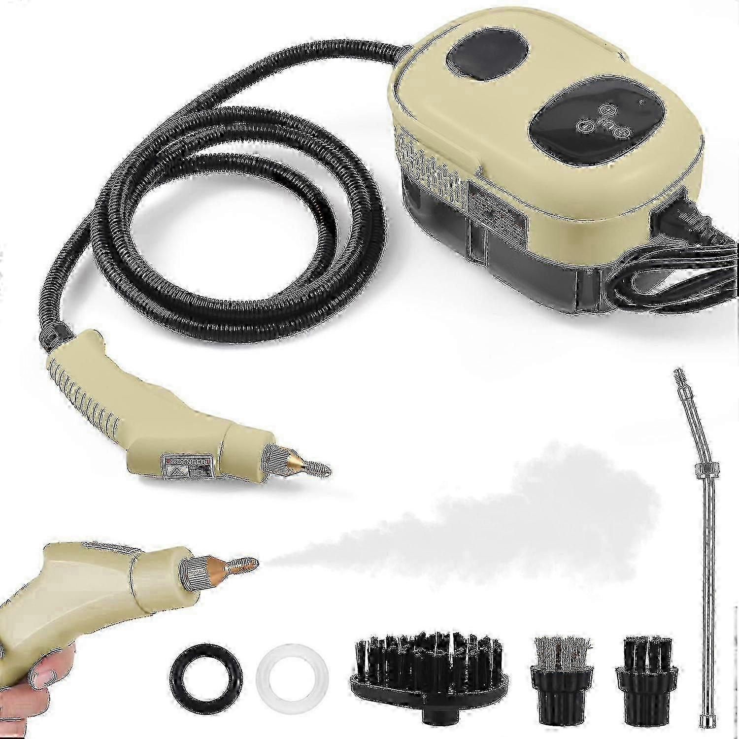 1100 Ml Hochleistungs-dampfreiniger, 2500 W Hochdruck Für Die Haushaltsreinigung Grau Us-stecker