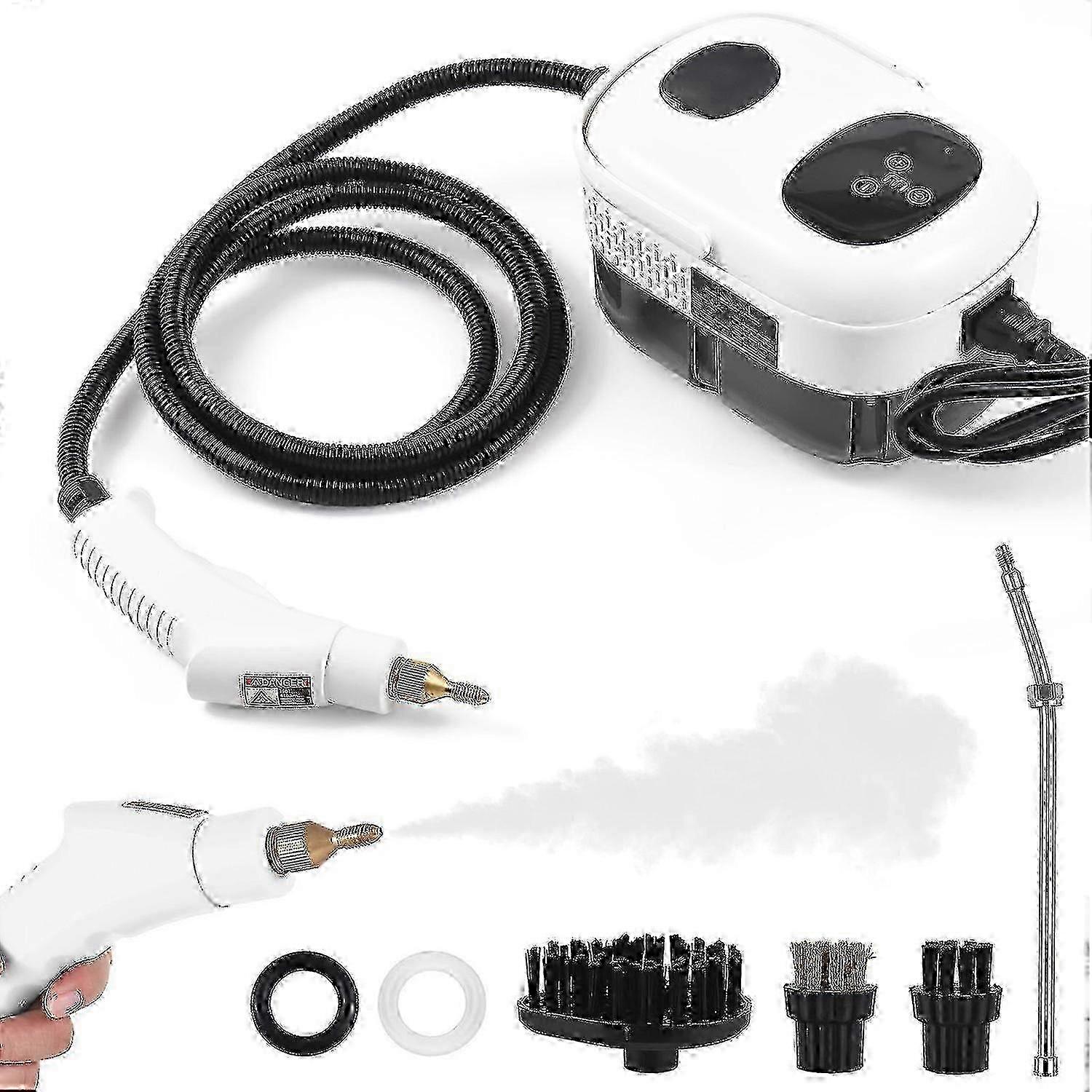 1100 Ml Hochleistungs-dampfreiniger, 2500 W Hochdruck Für Die Haushaltsreinigung Weiß Eu-stecker