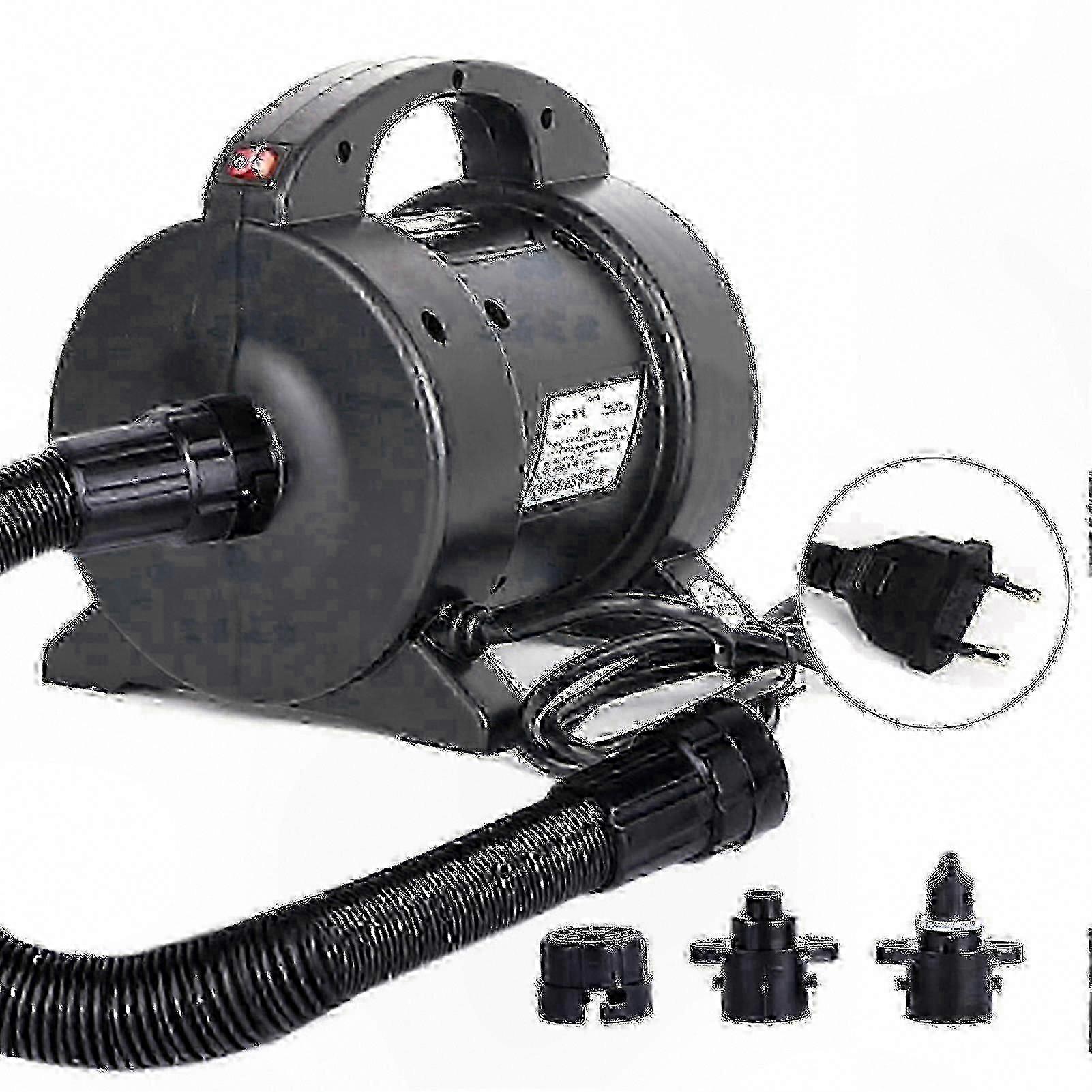 Tragbare 1600-w-elektro-luftpumpe Mit 2 Düsen Zum Schnellen Aufblasen Und Entleeren Von Matratzen, Flößen Und Booten