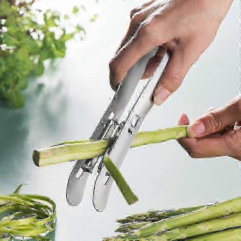 Spargelschälmesser Aus Edelstahl, Yamswurzelschälmesser, Obst- Und Gemüseschäler