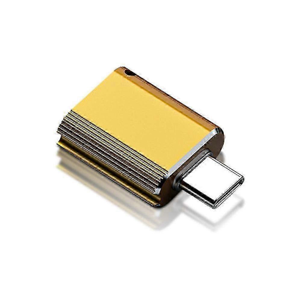 Fonken Otg-adapter Typ C Auf Usb 3.0 Otg Typ-c Otg Usb C Otg Mit Leuchtkette Für Handy Und Laptop Gold