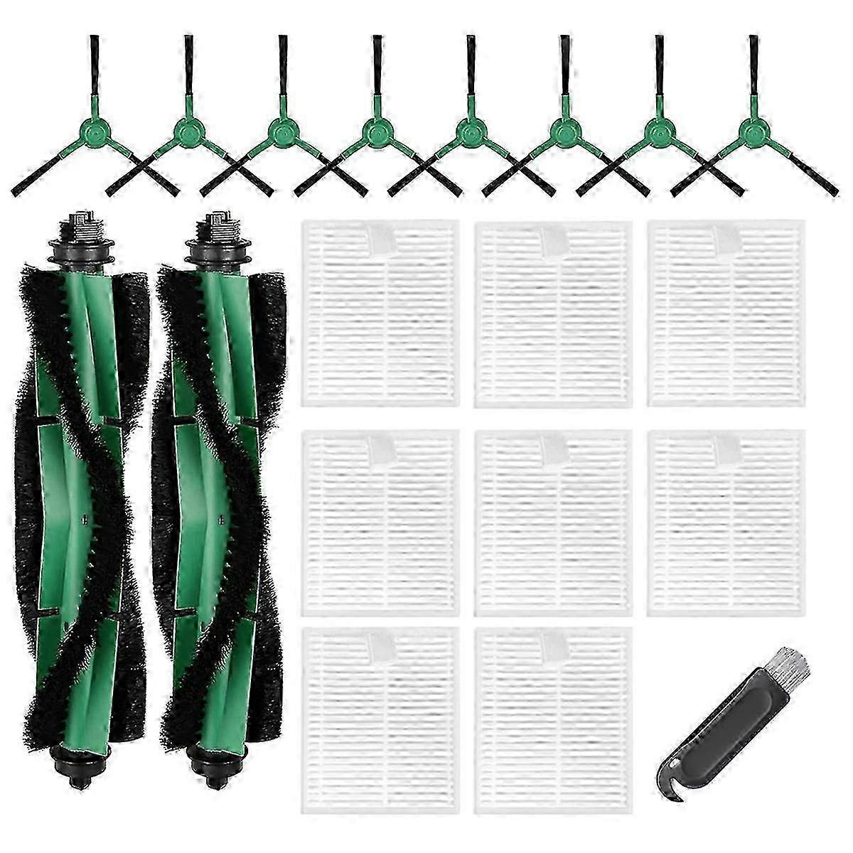 Ersatz-hauptseitenbürste Und Hepa-filter-zubehörset Für Irobot Roomba Combo Essential Roboter Y0110 Y0112 Y0140 Q0120