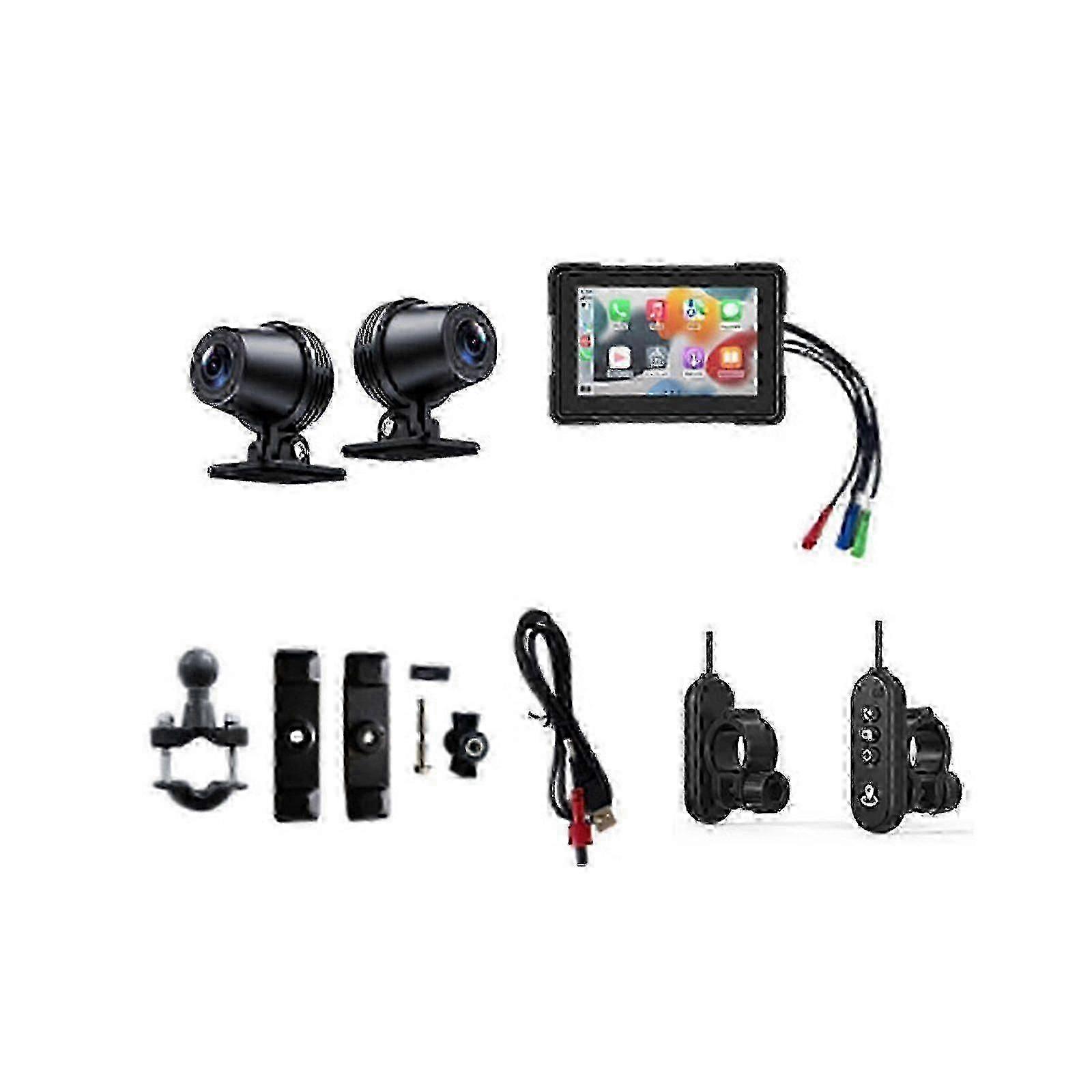 Carpuride W702 Motorrad-stereoanlage Mit Integrierter Drahtloser Carplay- Und Android Auto-gps-funktionalität Xm