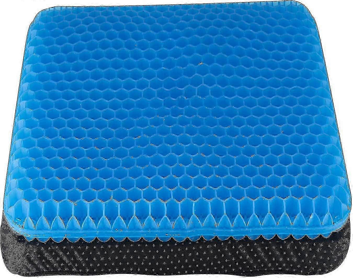 Extra Dickes Gel-sitzkissen, Rutschfester Bezug Und Atmungsaktive Wabenstruktur Zur Druckentlastung Und Linderung Von Rückenschmerzen