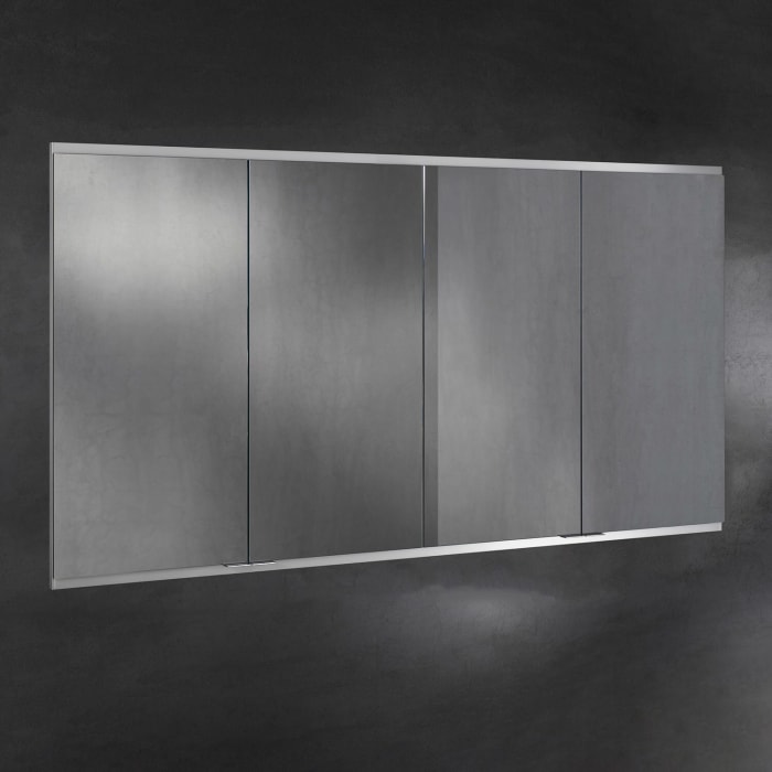 Keuco Royal P94 Unterputz-spiegelschrank 4-türig 160 X 14,7 Cm, Mit Led-beleuchtung