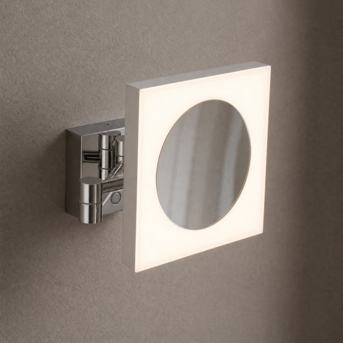 Kronenbach Led Kosmetikspiegel 2.0 Wandmodell Eckig Mit Direktanschluss