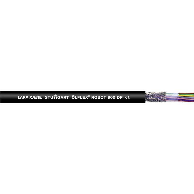 [gebraucht] B-ware Lapp Schleppkettenleitung Ölflex Robot 900 Dp 10x0.34mm² Geschirmt Schwarz 50m